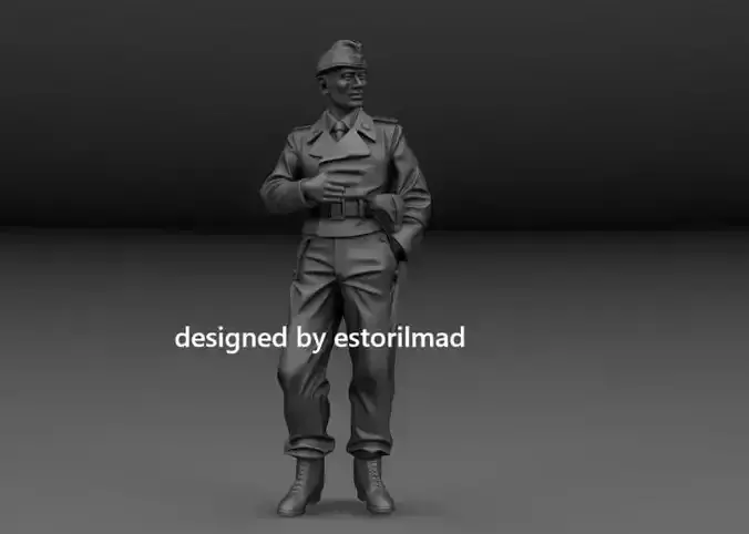 WW2 SOLDIER PANZER TANK DRIVER TIGER PANTHER V4