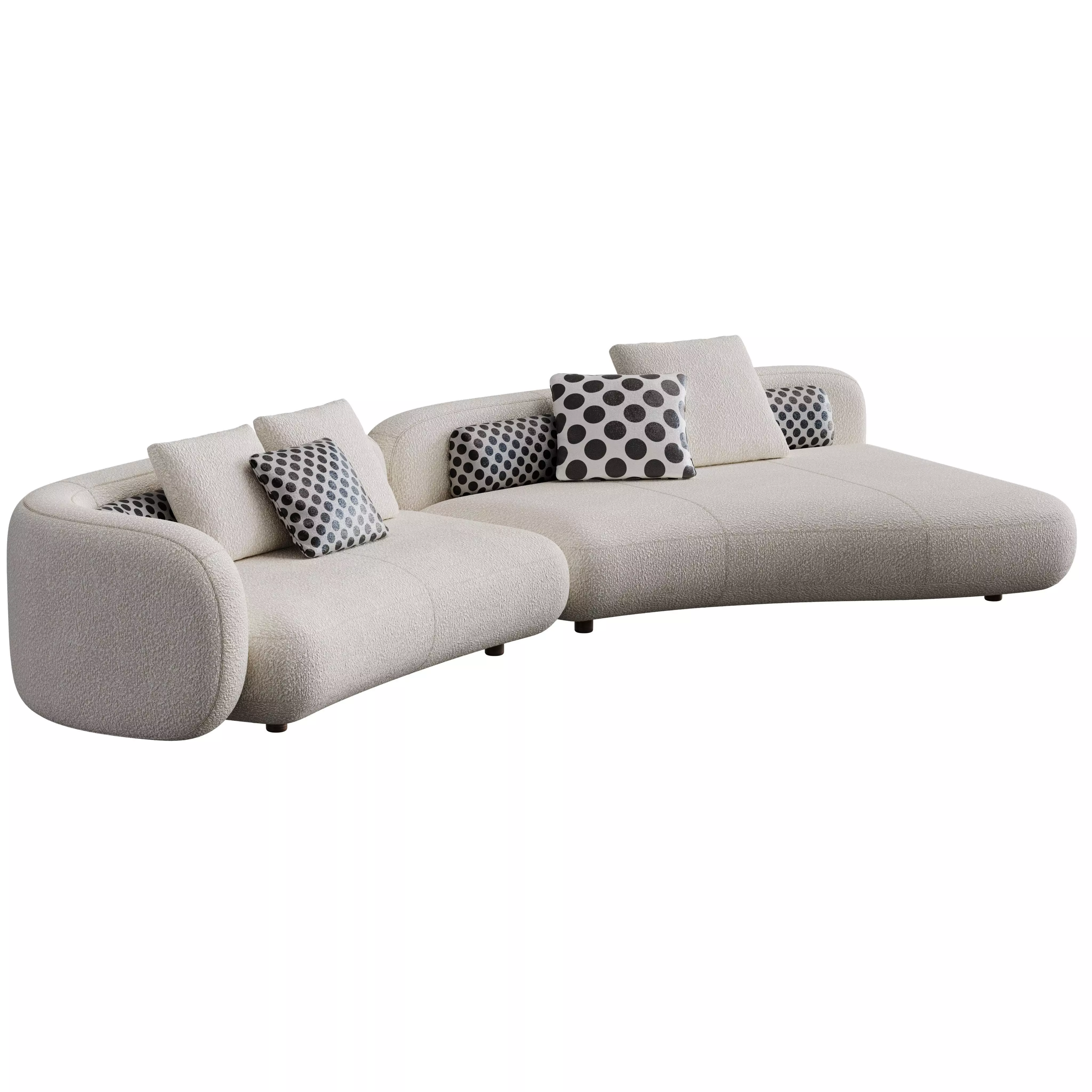 Bezier Sofa  3D model_1