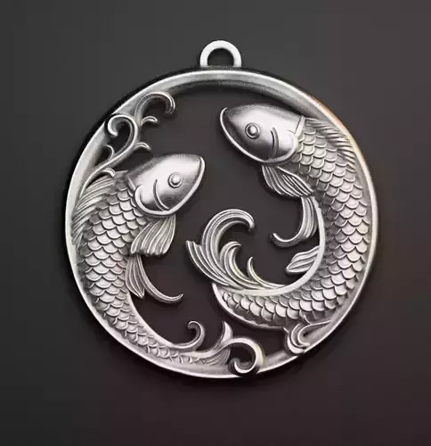 Koi Fish Pendant