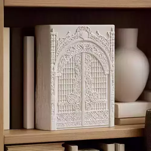 Castle Book Nook Storage Box No Supports 3D print model