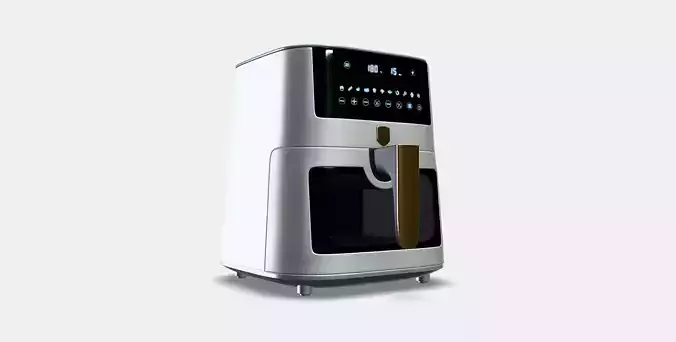 AirFryer with transparent window 8 L 3D model