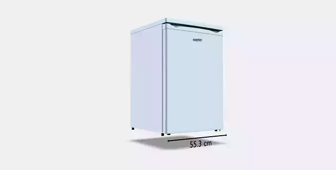 HOMEFORT HHSEF113W Single door fridge freezer E Ener 3D model