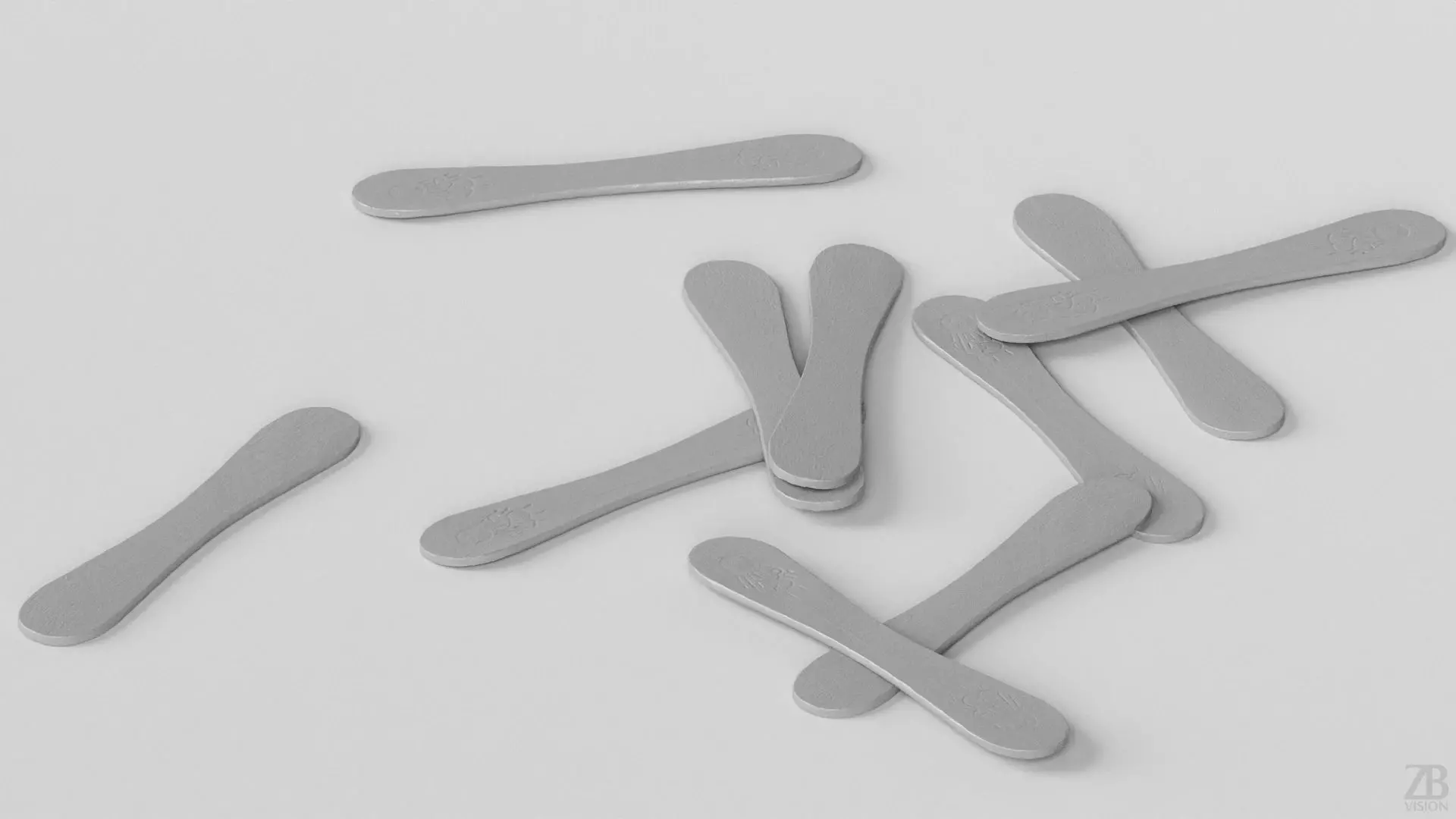 Ice Cream Stick 3D model_3