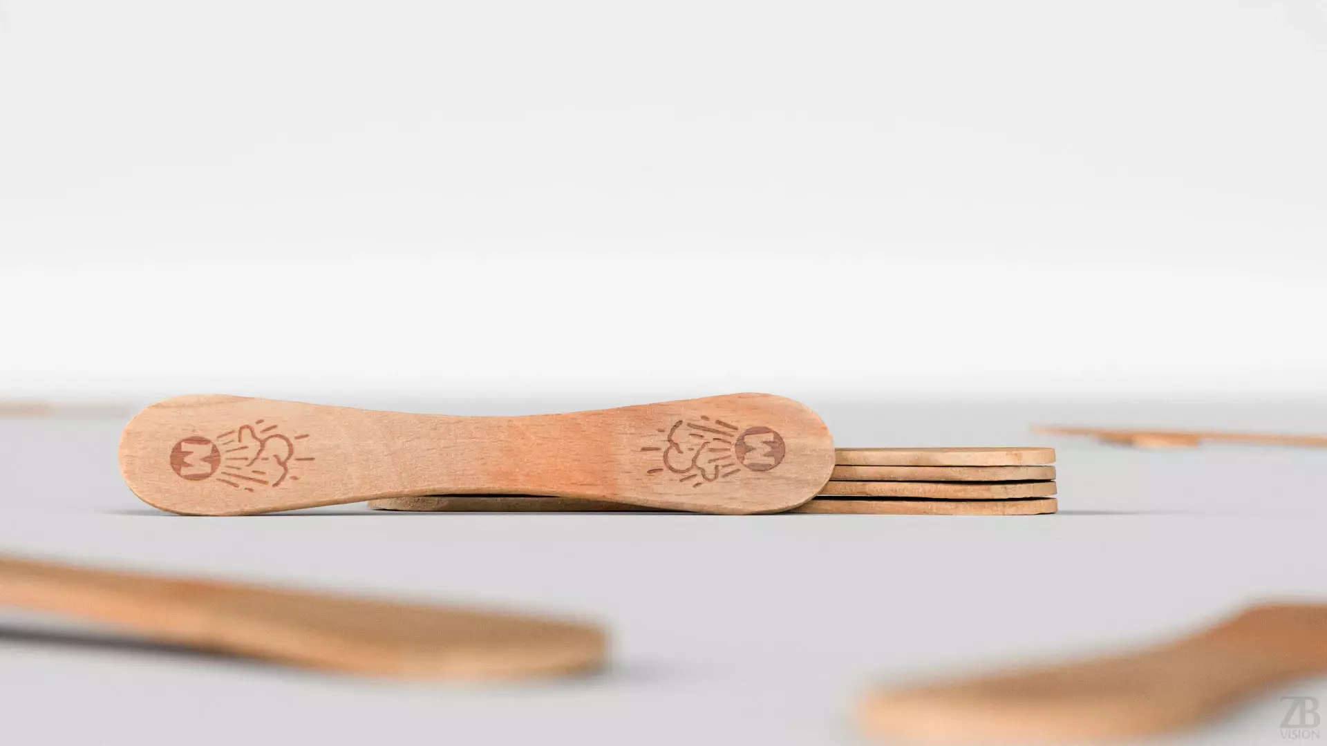 Ice Cream Stick 3D model_1