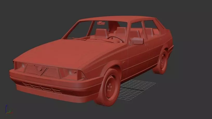 Alfa Romeo 75 162B 1985 3D print model_1