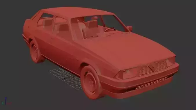 Alfa Romeo 75 162B 1985 3D print model