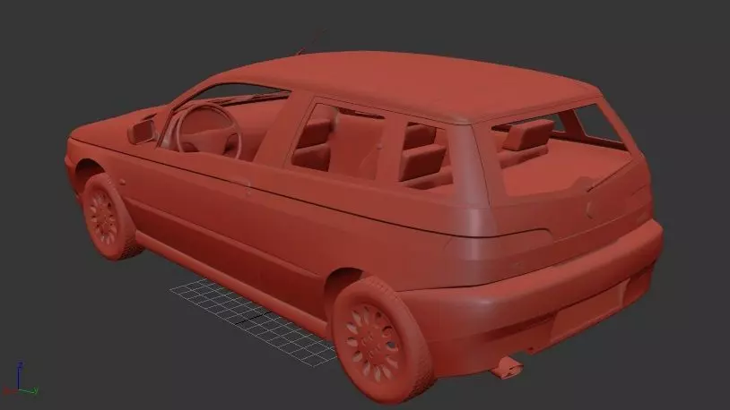 Alfa Romeo 145 930A 1994 3D print model_2