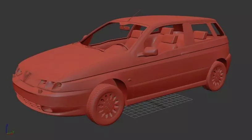 Alfa Romeo 145 930A 1994 3D print model_1