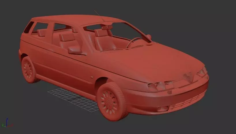 Alfa Romeo 145 930A 1994 3D print model_0