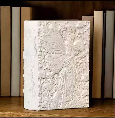 Fairycore Book Nook Storage Box No Supports 3D print model