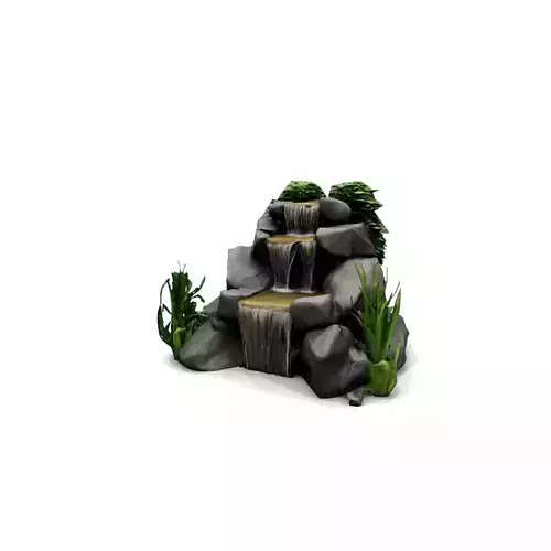 Rock Water Feature2 3D model