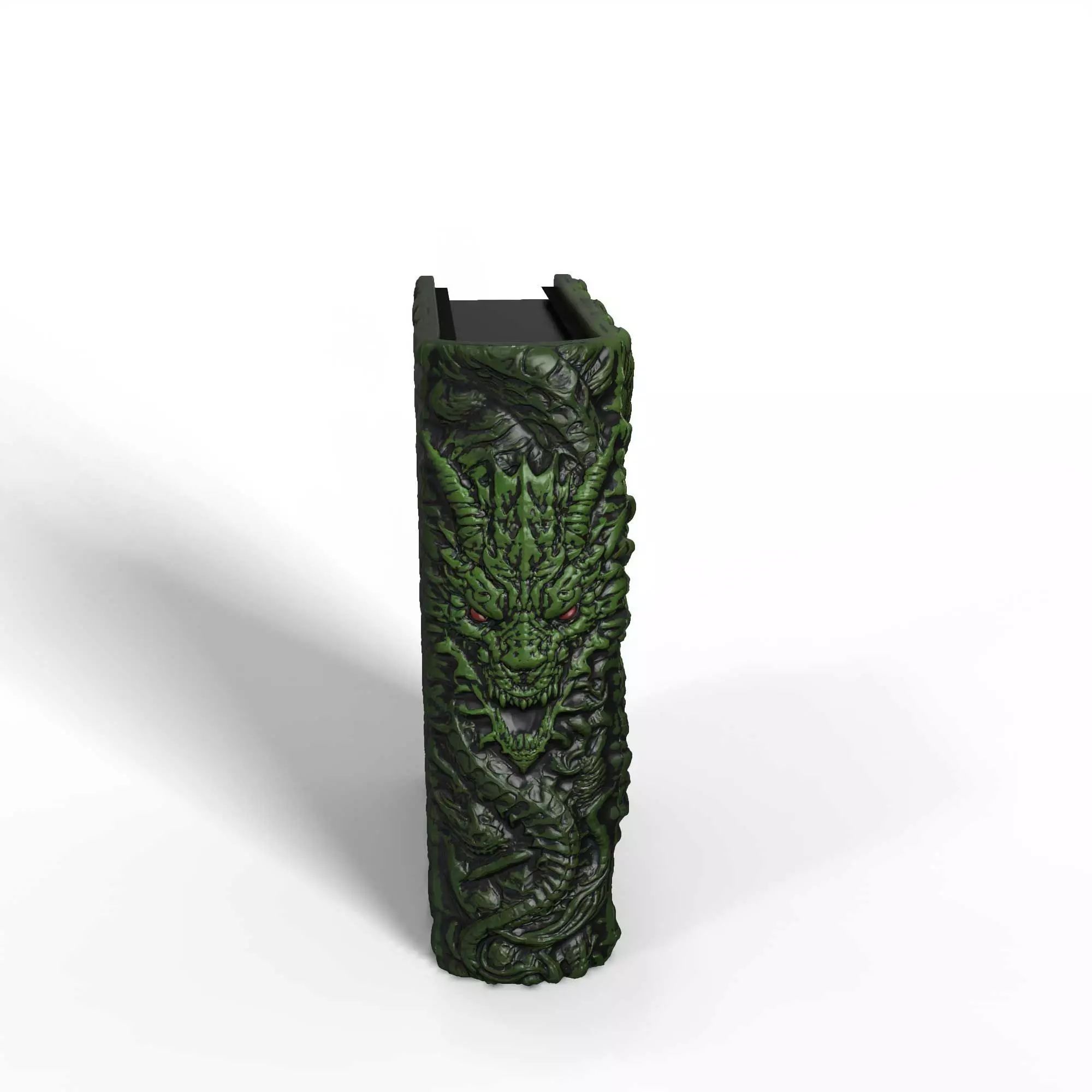 Dragon Book Nook Storage Box No Supports 3D print model_9