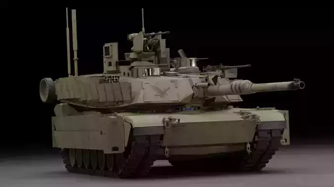 Tank M1A2 SEP 2 Abrams 3D Model 3D model