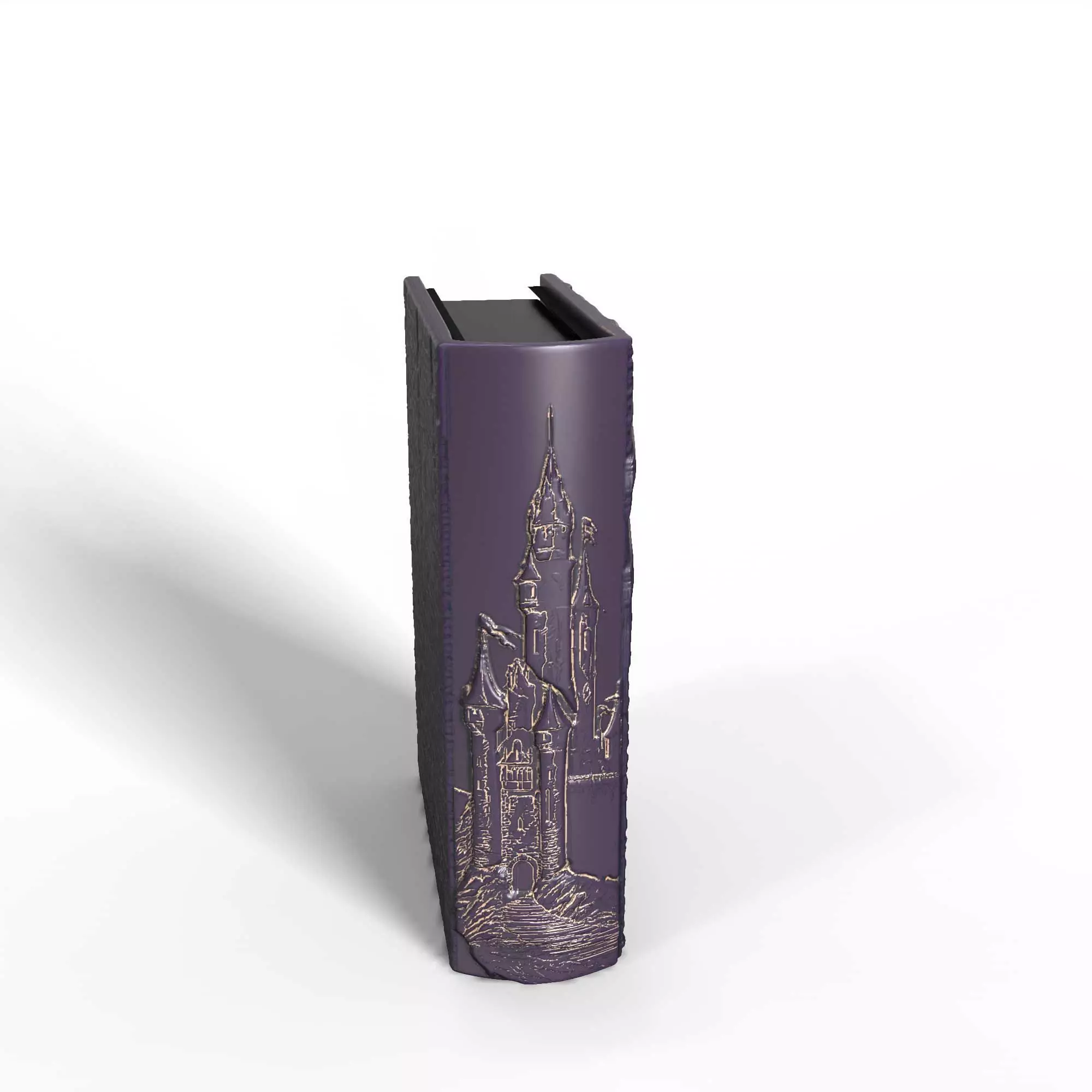 Castle Book Nook Storage Box No Supports 3D print model_9