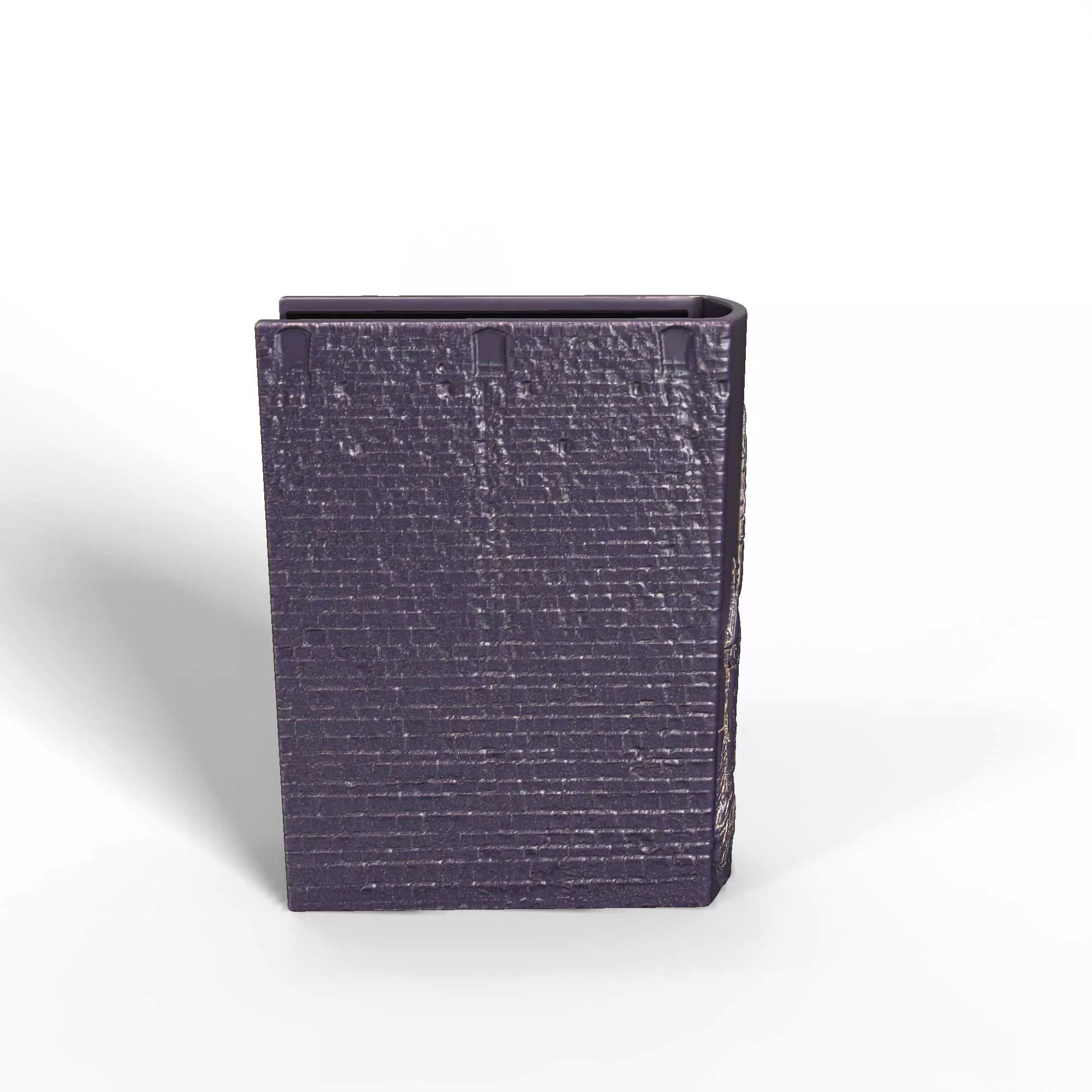 Castle Book Nook Storage Box No Supports 3D print model_8