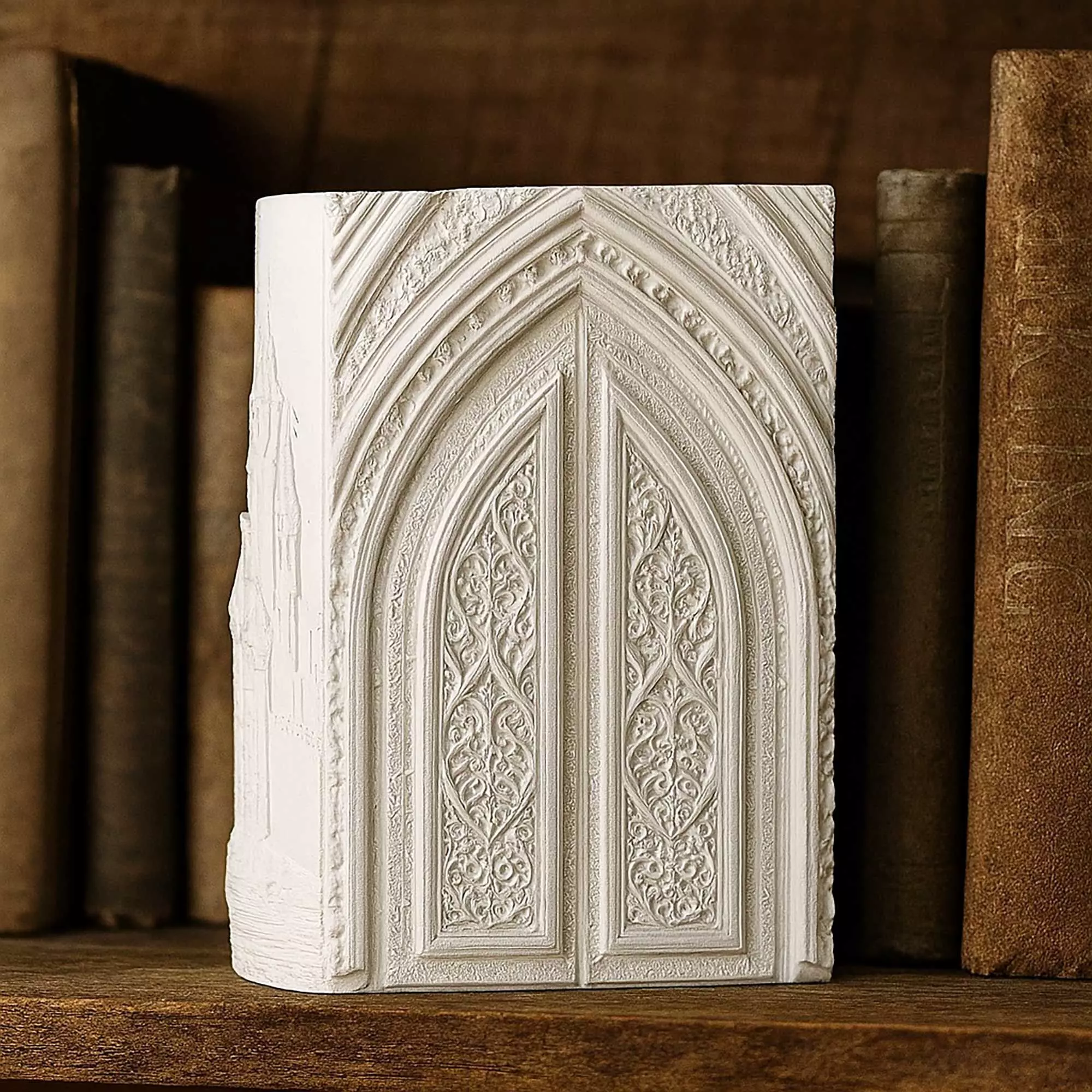 Castle Book Nook Storage Box No Supports 3D print model_0
