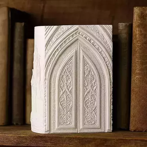 Castle Book Nook Storage Box No Supports 3D print model
