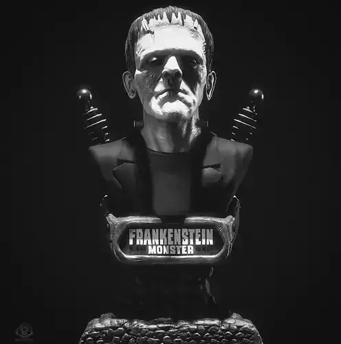 Frankenstein Bust 3D print model