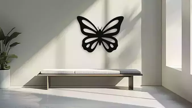 Elegant Butterfly Wall Decor Art