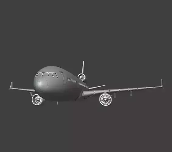 McDonnell Douglas MD-11 ready to 3D printing 3D print model