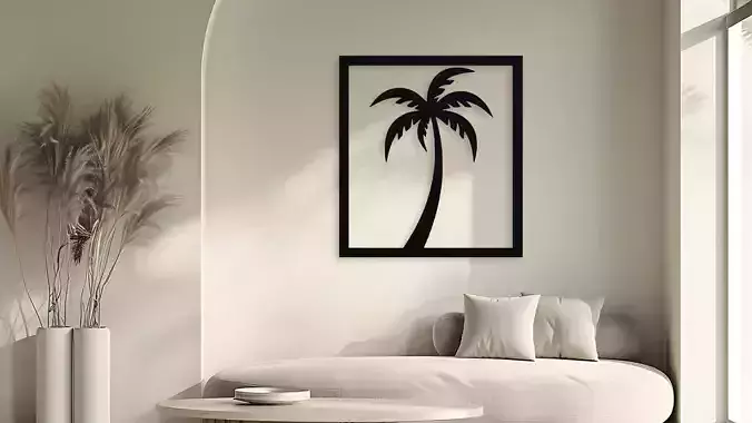Bird on Branch Silhouette Wall Decor Art Nature Design