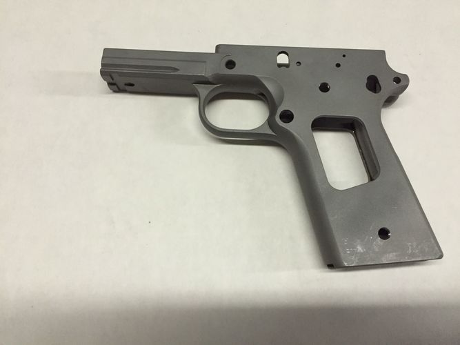 1911 full one piece receiver 3D printable model CGTrader