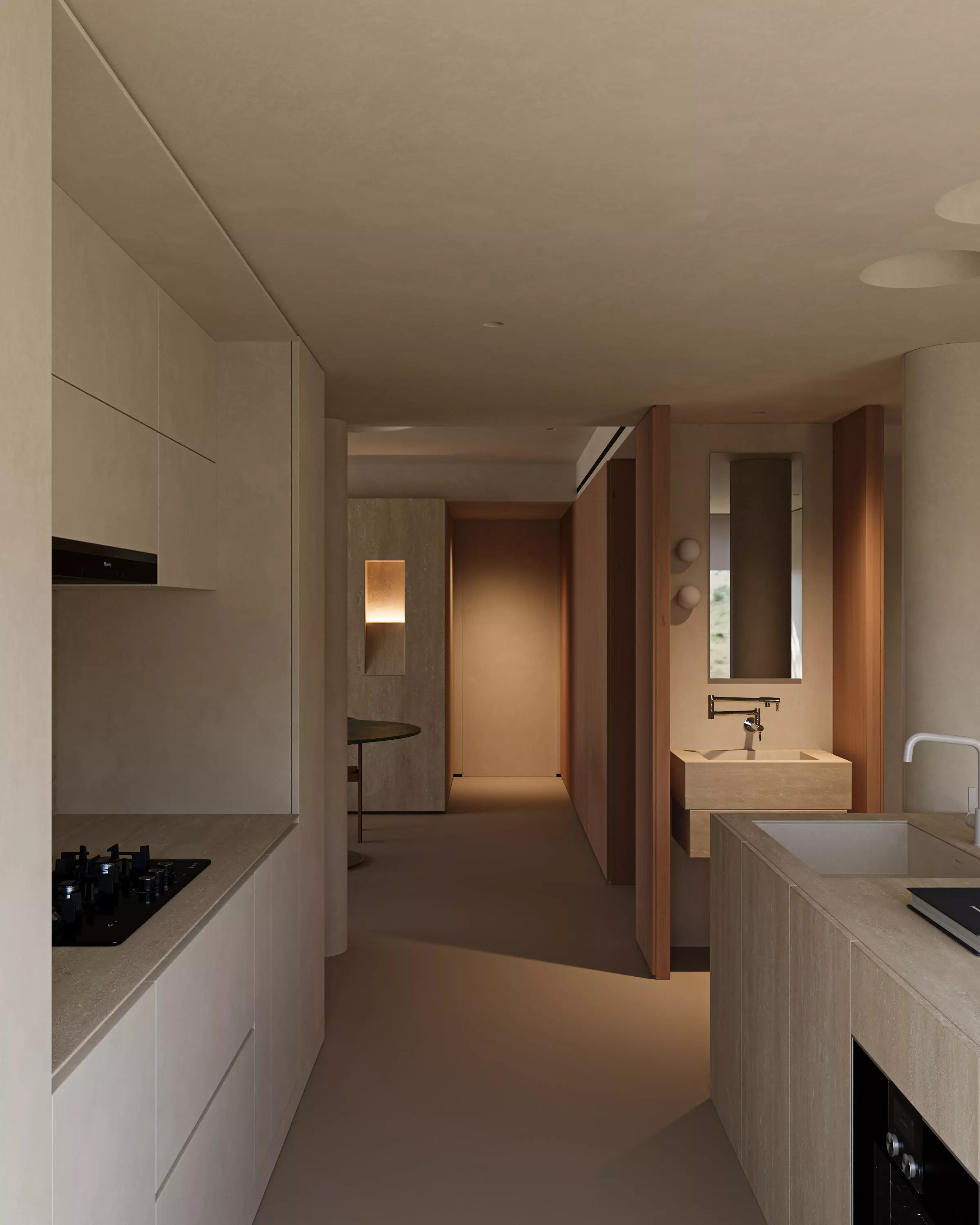 villa 3D model for Corona render 3D model 3D model_3