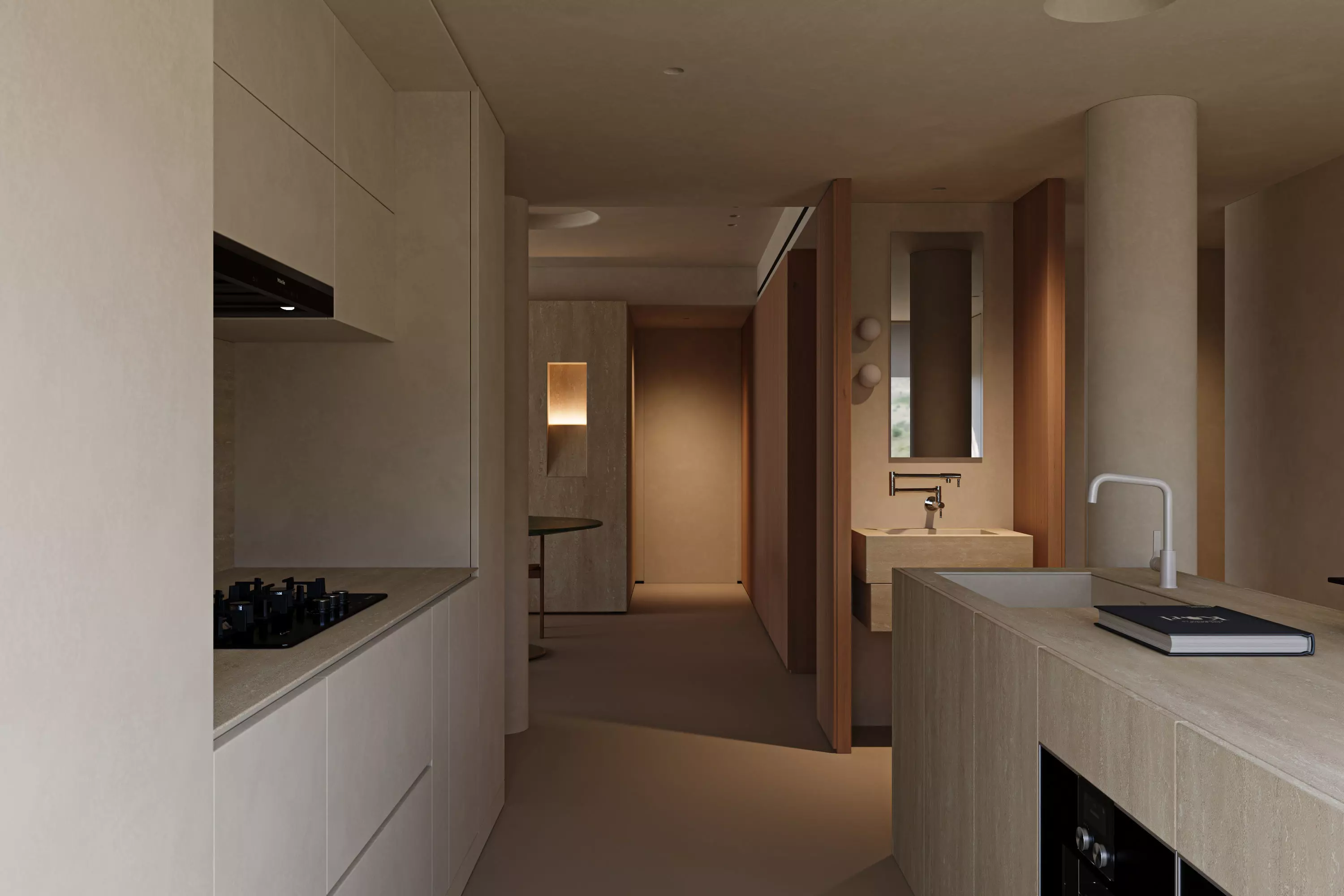 villa 3D model for Corona render 3D model 3D model_2