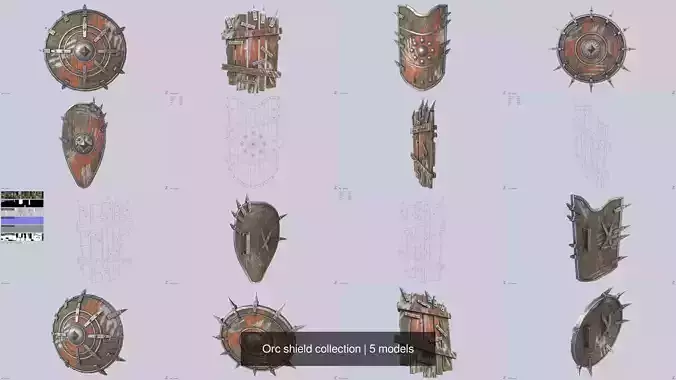 Orc shield collection