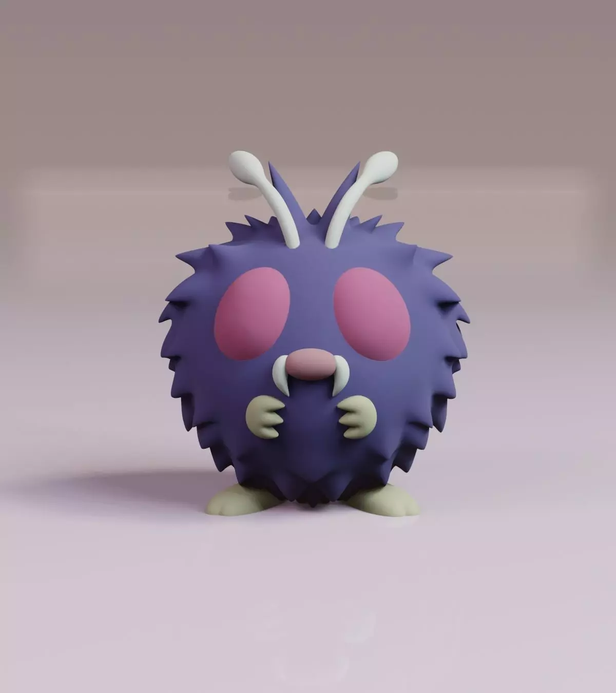 Venonat Pokemon Fanart 3D print model_0