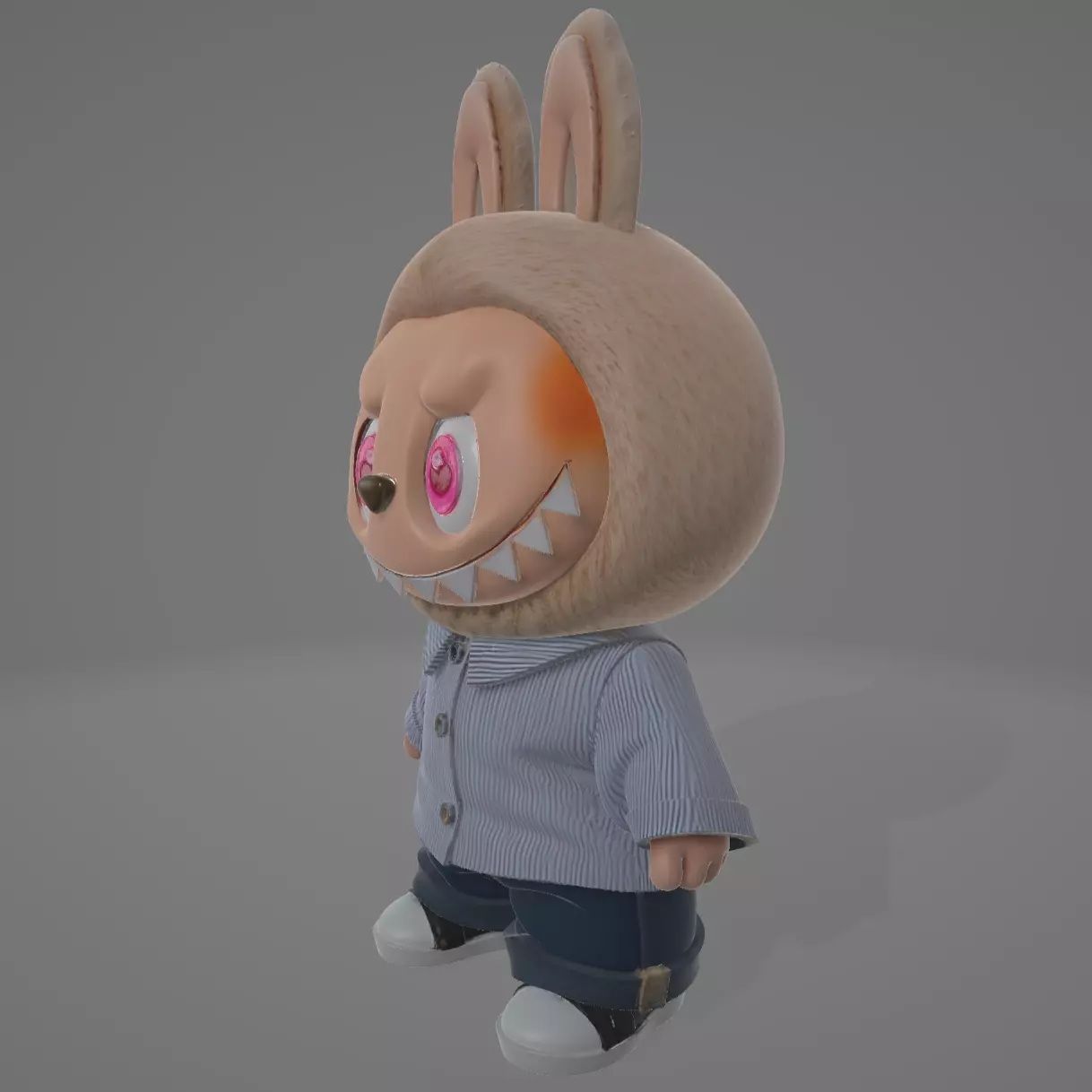 Labubu The Monsters Flip 3D print model_1