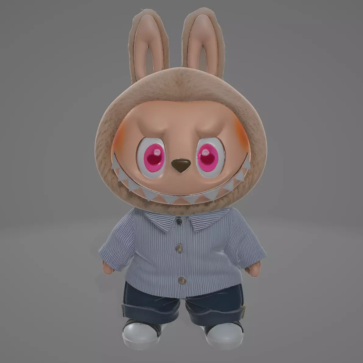 Labubu The Monsters Flip 3D print model_0