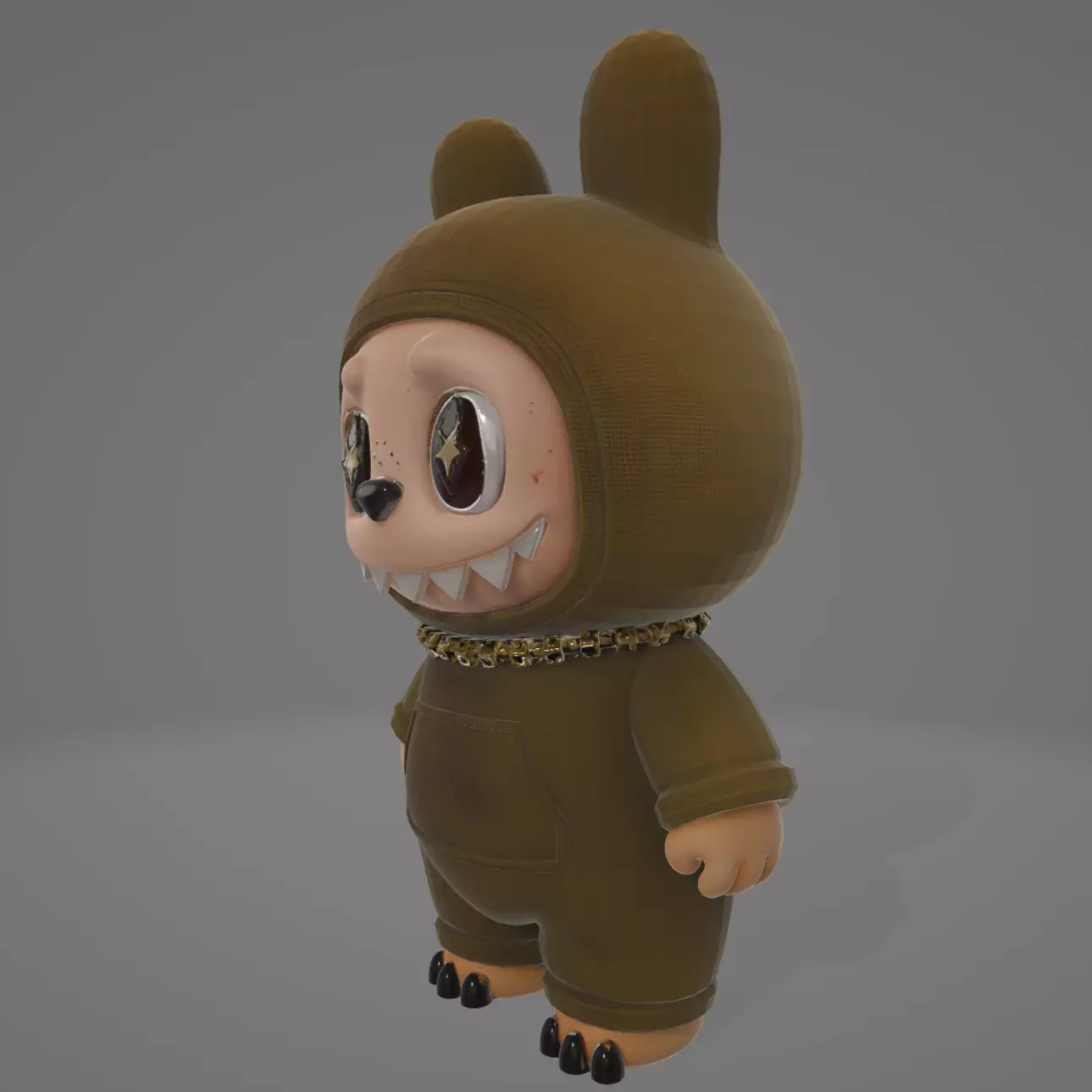 Labubu the monsters 3D print model_1