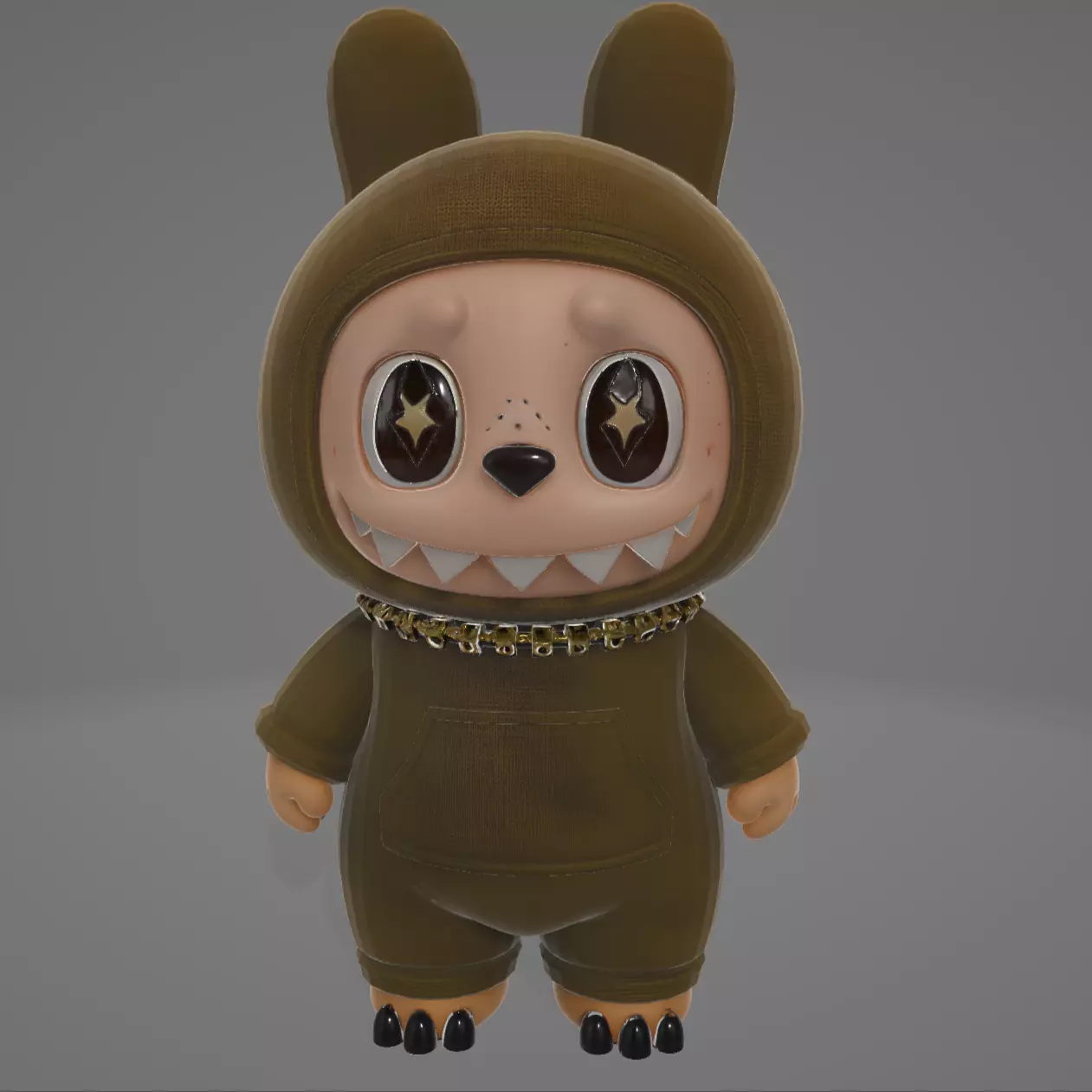 Labubu the monsters 3D print model_0