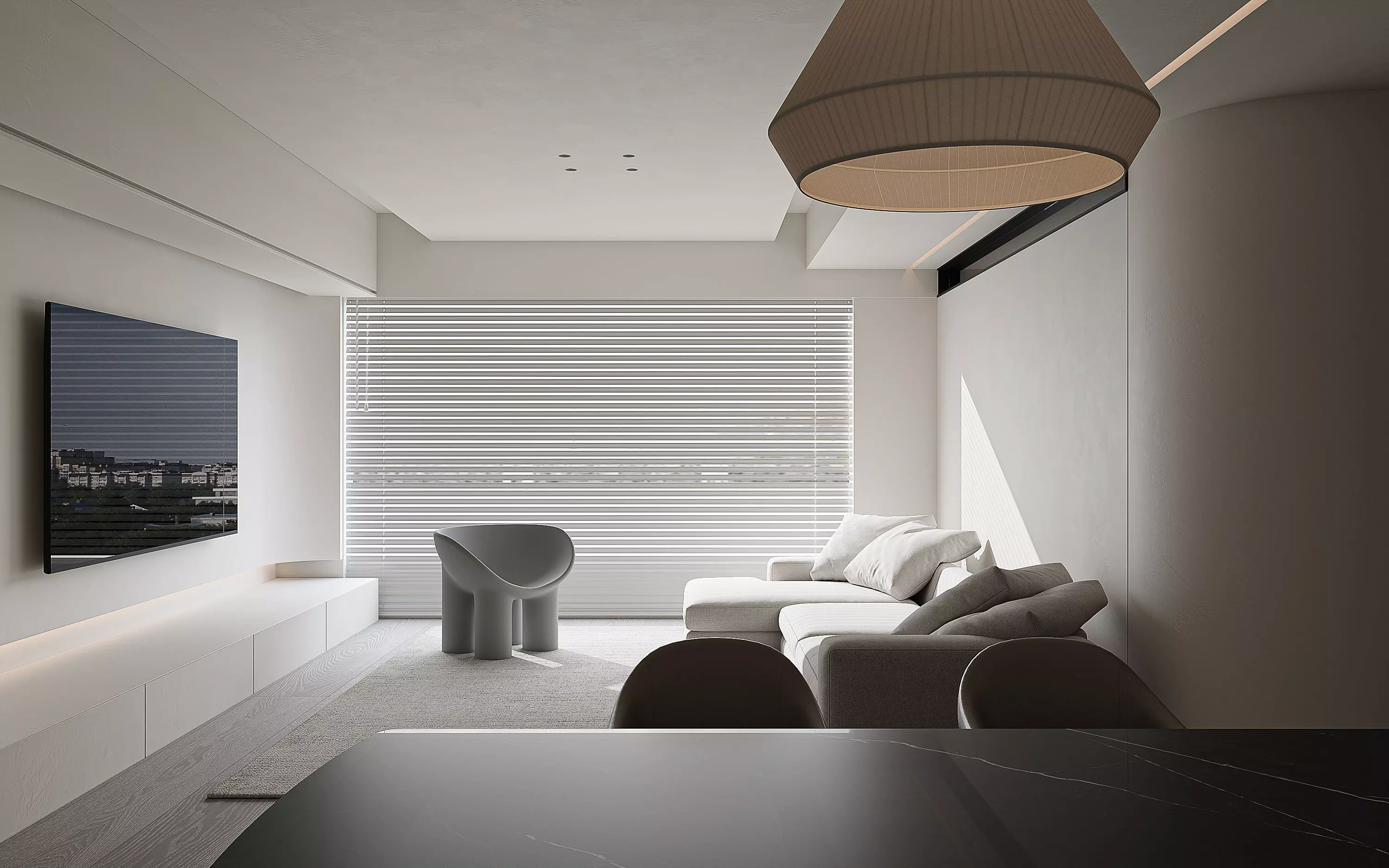 livingroom 3D model for Corona render 3D model 3D model_3