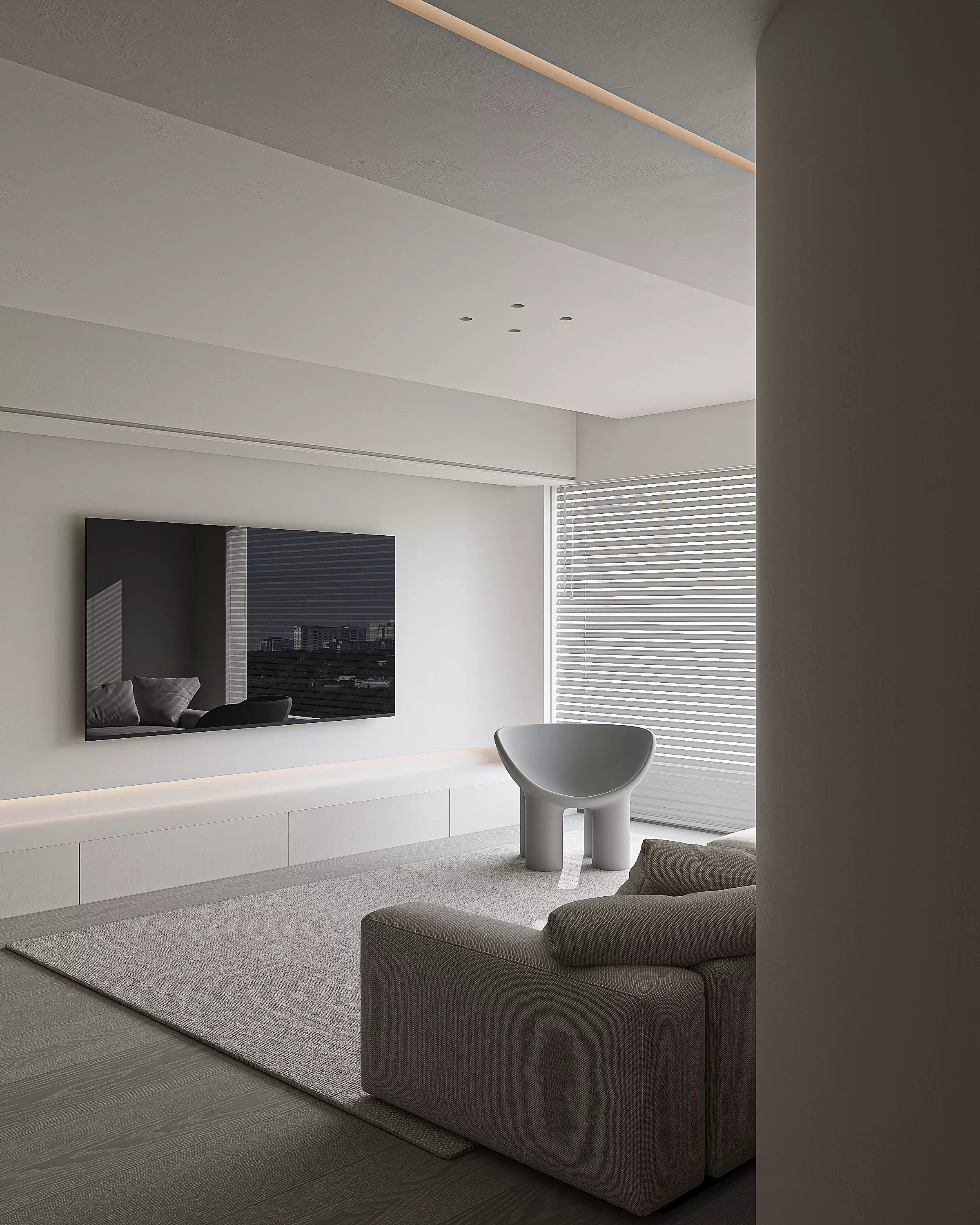 livingroom 3D model for Corona render 3D model 3D model_1