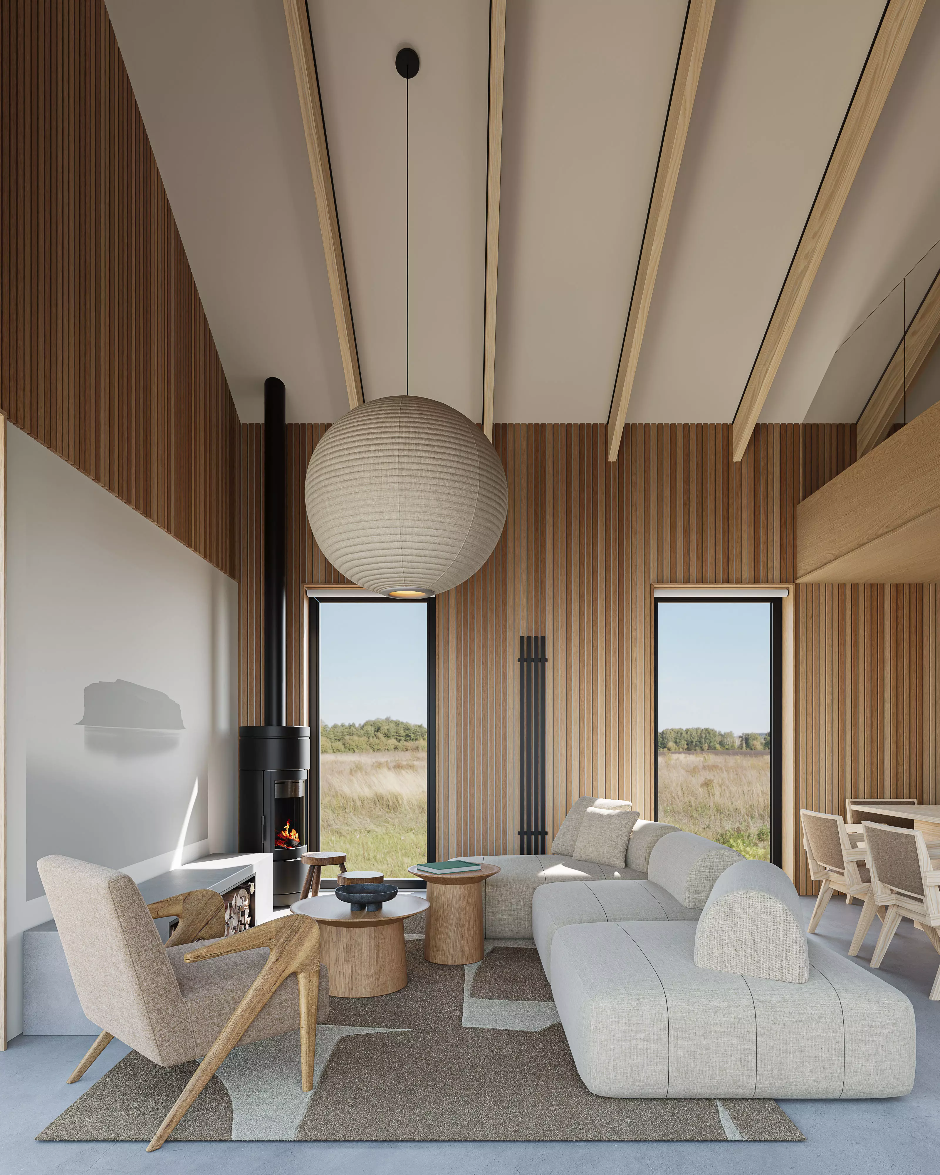 villa 3D model for Corona render 3D model 3D model_2