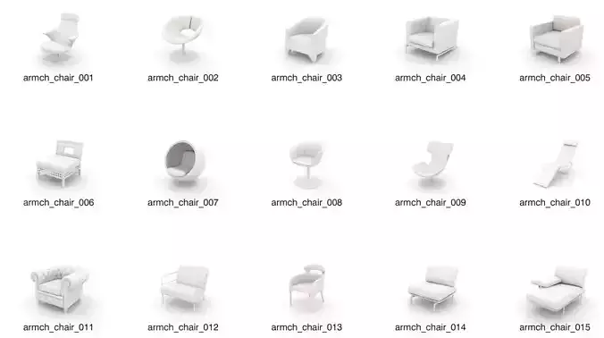 3D Furniture Collection