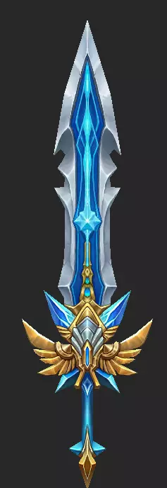 Pack With 30 Fantasy Swords - Part 10 Low-poly 3D model_18