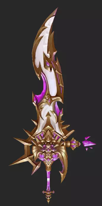 Pack With 30 Fantasy Swords - Part 10 Low-poly 3D model_14