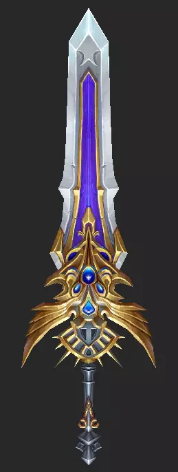 Pack With 30 Fantasy Swords - Part 10 Low-poly 3D model_17