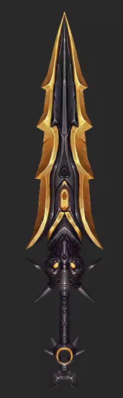 Pack With 30 Fantasy Swords - Part 10 Low-poly 3D model_19