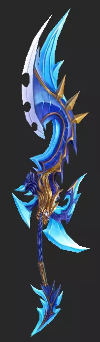 Pack With 30 Fantasy Swords - Part 10 Low-poly 3D model_13