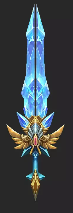 Pack With 30 Fantasy Swords - Part 10 Low-poly 3D model_3