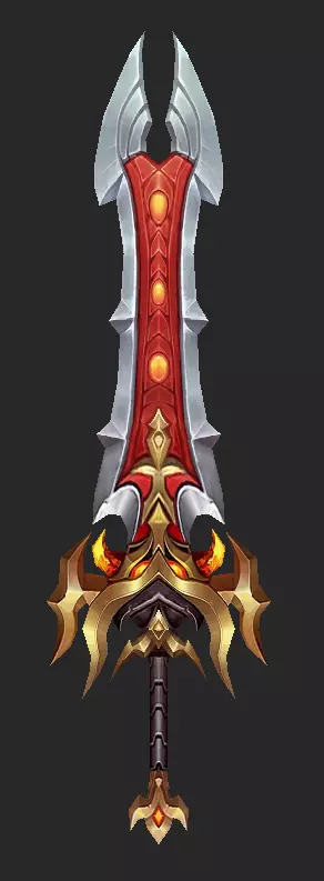 Pack With 30 Fantasy Swords - Part 10 Low-poly 3D model_21