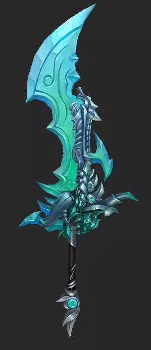 Pack With 30 Fantasy Swords - Part 10 Low-poly 3D model_15