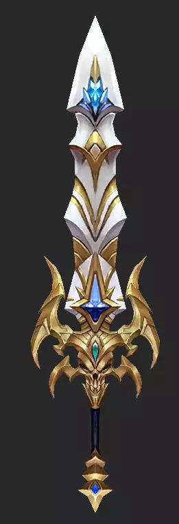 Pack With 30 Fantasy Swords - Part 10 Low-poly 3D model_23