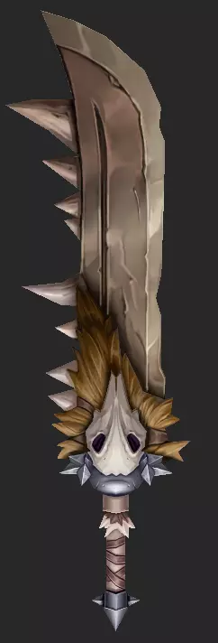 Pack With 30 Fantasy Swords - Part 09 Low-poly 3D model_18