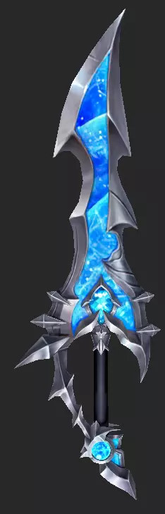 Pack With 30 Fantasy Swords - Part 09 Low-poly 3D model_6