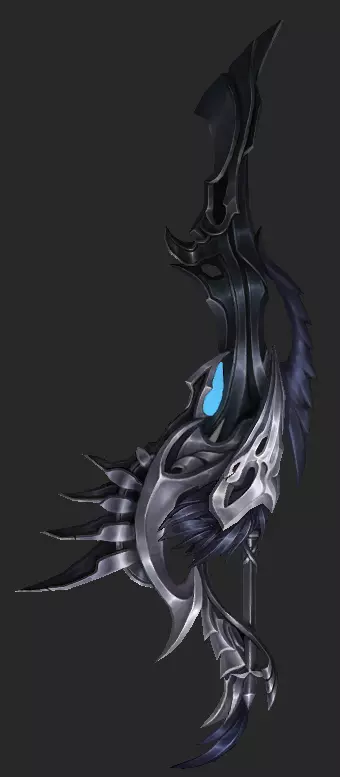 Pack With 30 Fantasy Swords - Part 09 Low-poly 3D model_29